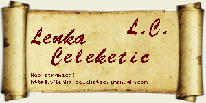 Lenka Čeleketić vizit kartica